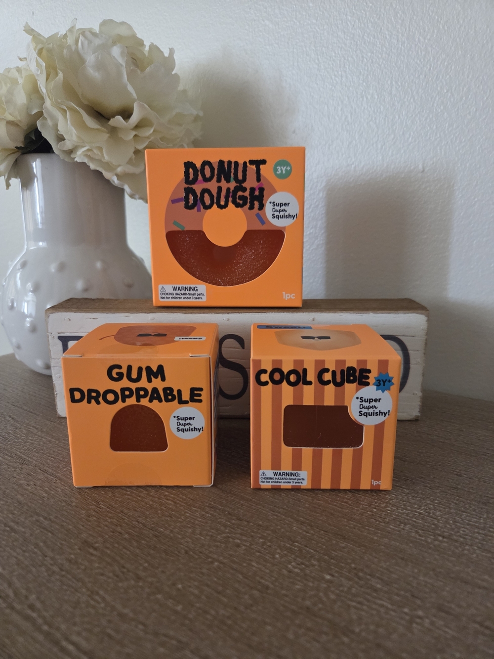 J'adore 3pc Squishy Set - Orange